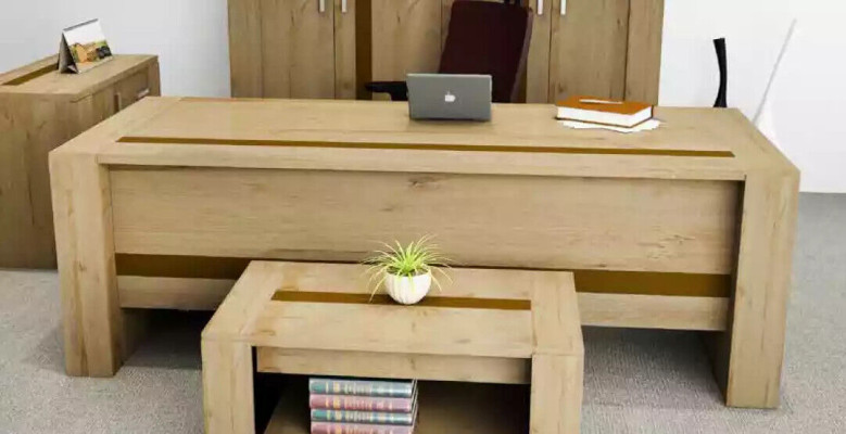 Designer Brown Desk Luxury Office Furniture Study room Modern