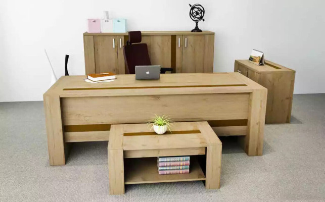 Designer Brown Desk Luxury Office Furniture Study room Modern
