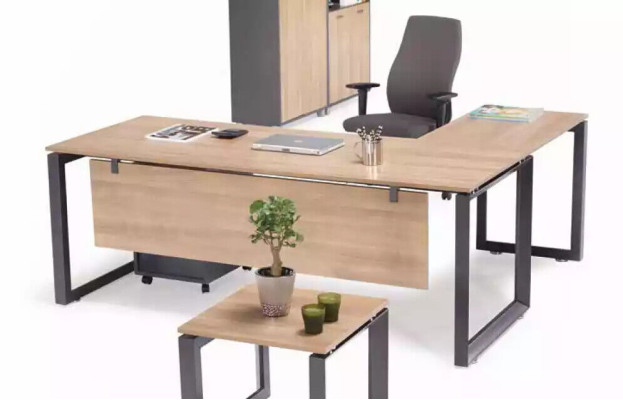 exclusive r Corner desk Office furniture Brown corner table Study room new
