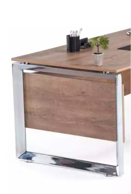 Modern Brown Desk Office Furniture Wood Study room Design Style