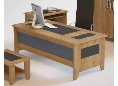Modern Brown Desk Luxury Expandable Furniture Wood Office new