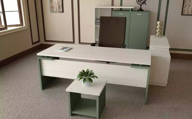 Classic r White Designer Luxury Desk Wooden Furniture Study room