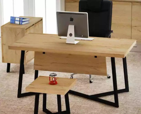 Light brown Designer Desk Office furniture Designer Tables Wood new