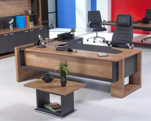 Designer Brown Coffee table Wooden table Side table Living room Furniture