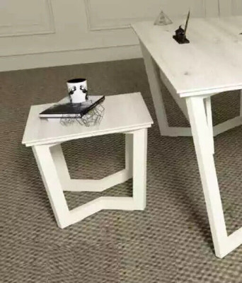 White modern coffee table wooden furniture exclusive r study room style table