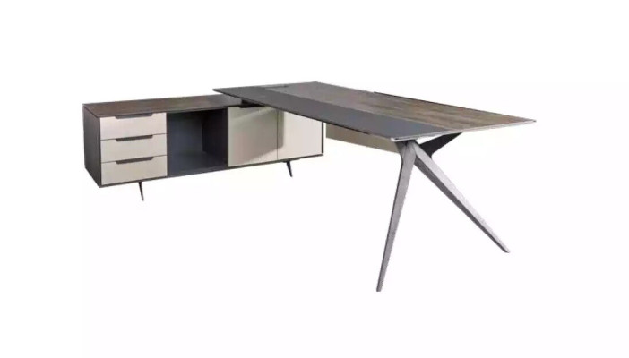 Solid corner desk work table office furniture luxury table designer furniture