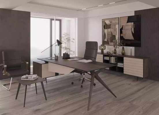 Solid corner desk work table office furniture luxury table designer furniture