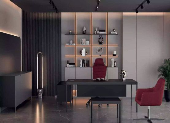 Corner desk work writing office table luxury class designer furniture tables