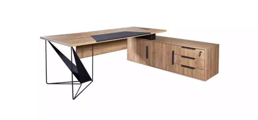 Design Corner desk Office Furnishings Chef Room Furniture Brown