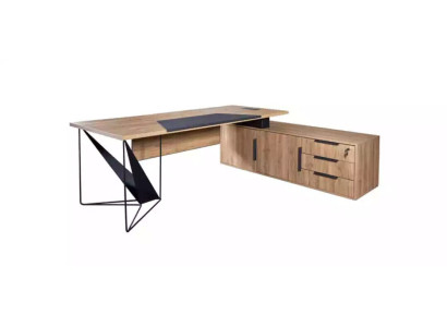 Design Corner desk Office Furnishings Chef Room Furniture Brown