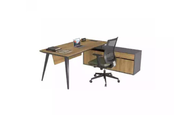 Corner desk Office Table Brown Big Chef Tables Desk Furniture