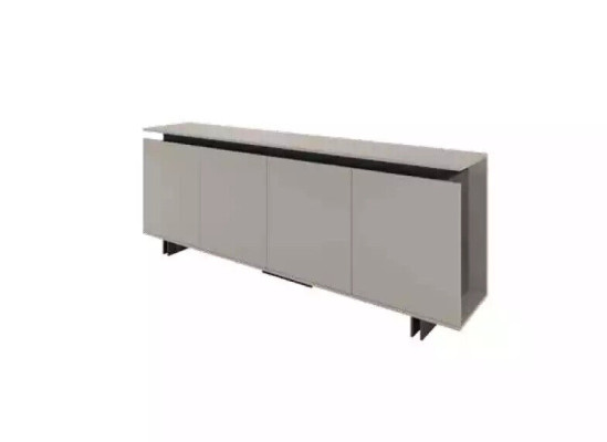 Office chest of drawers Luxury Sideboard Solid wood Furniture Cabinets Chests of drawers Gray