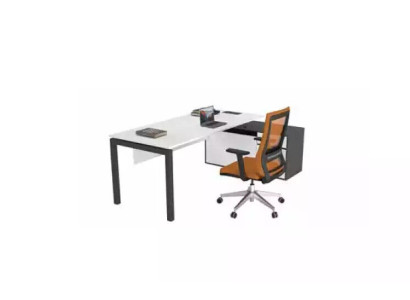White work table computer desk office tables wooden furniture writing furniture modern