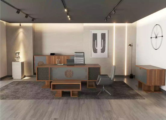 Modern Office Desk Corner Tables Wood Furnishings Designer Wood Furniture