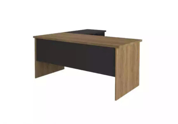 Corner desk Office Furnishings Boss Room Modern Design Desk Brown
