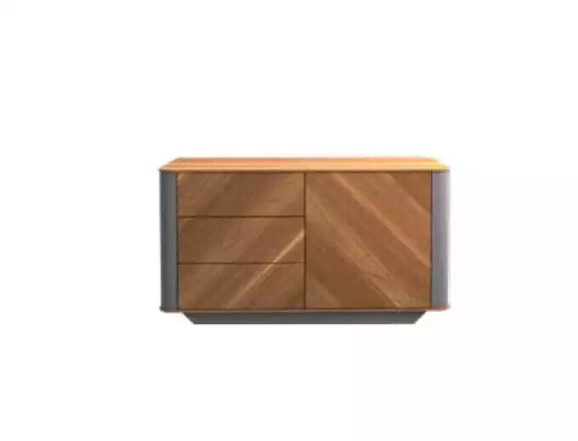 Office Chest of drawers Wood Wardrobe JV Furniture Wooden Chest of Drawers Modern Brown Wood