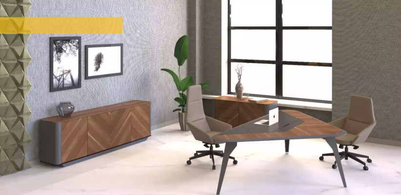 Office Chest of drawers Wood Wardrobe JV Furniture Wooden Chest of Drawers Modern Brown Wood