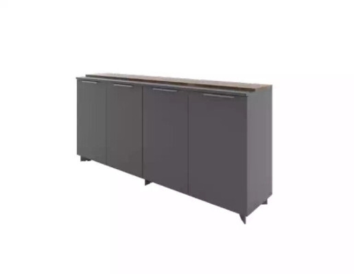 Sideboard Chest of drawers Wardrobe Console Sideboard Office furniture Office Furnishings Gray