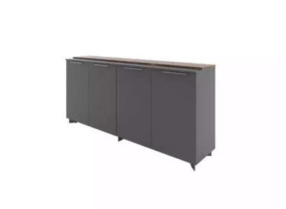 Sideboard Chest of drawers Wardrobe Console Sideboard Office furniture Office Furnishings Gray