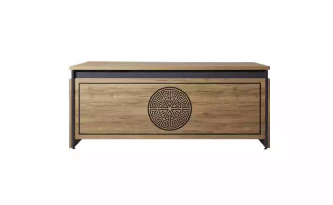 Large Work Desk Office Furnishings Practice Table Luxury Furniture Wood