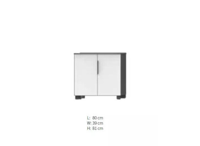 White Wardrobe Wooden Furniture Storage Shelves Wall Cabinet Office Furniture Wooden Cabinets