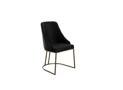 Group Chairs Kitchen chairs Dining chairs Black 6pcs Modern Fabric