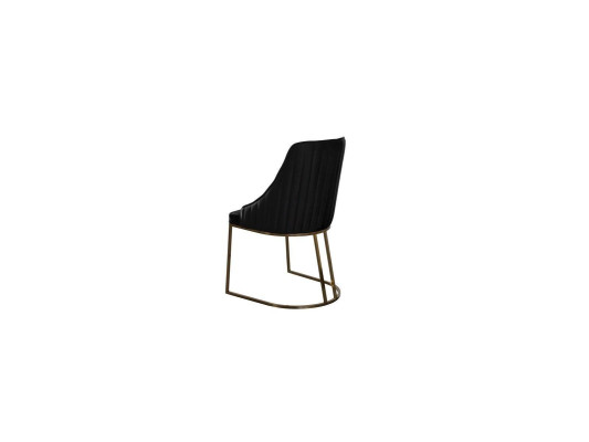 Group Chairs Kitchen chairs Dining chairs Black 6pcs Modern Fabric