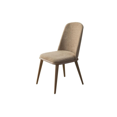 Group Chairs Kitchen chairs Dining chairs Set 6pcs Wood Fabric