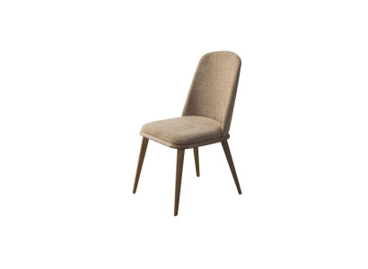 Group Chairs Kitchen chairs Dining chairs Set 6pcs Wood Fabric