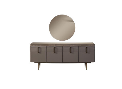 Sideboard Sideboard Gray Wardrobe Mirror Chest of drawers Wood Suite Chest of drawers
