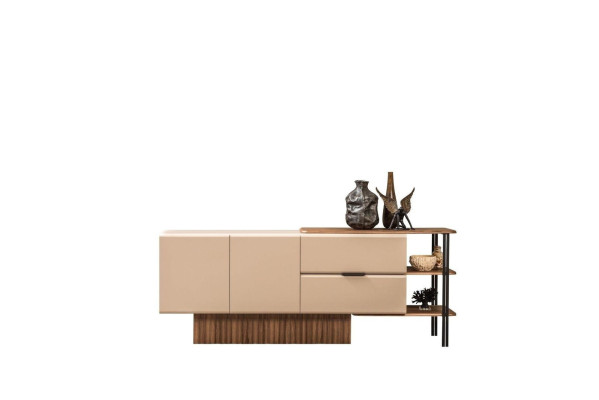 Sideboard Sideboard Wooden Cabinet Chest of drawers Wardrobe Wood Beige Modern