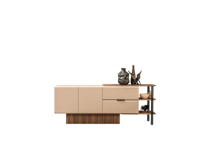 Sideboard Sideboard Wooden Cabinet Chest of drawers Wardrobe Wood Beige Modern