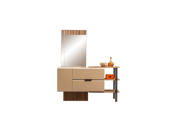 Dressing table Dressing table Console table Wood Bedroom Beige Modern