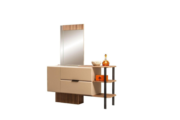 Dressing table Dressing table Console table Wood Bedroom Beige Modern