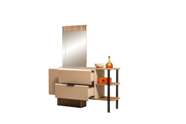 Dressing table Dressing table Console table Wood Bedroom Beige Modern