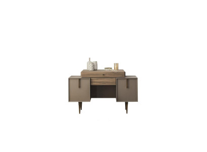 Dressing table Dressing table Console table Wood Gray Bedroom Chest of drawers