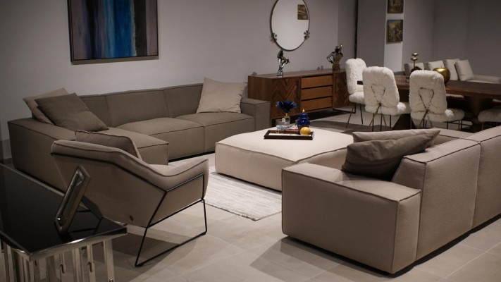 Living room furniture set 4 pieces luxury furnishings sofa set design corner sofa