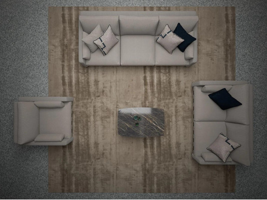 Suite Upholstered furniture Sofa Three-seater Modern Couch Two-seater Furniture Coffee table