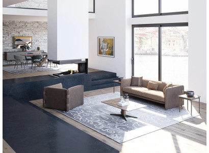 Living room Complete Sofa Three Seater Upholstered furniture Armchair Design Coffee table
