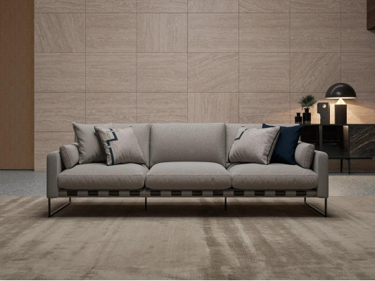 Living room Sofa Couch Three Seater Upholstered Sofas Textile Modern Furnishings new Item condition: new