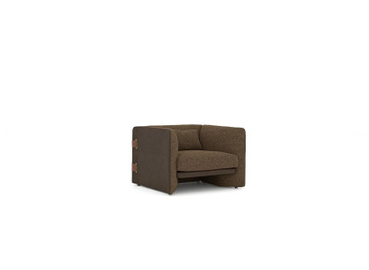 Brown Armchair Living room Furnishings Luxury Textile Upholstered furniture Modern Design