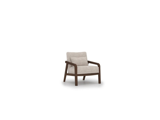 Luxury Wood Armchair Living room Textile Upholstered furniture Design Furnishings new