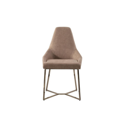 Dining chairs Chairs Kitchen chairs Dining room Fabric Beige Set 6pcs