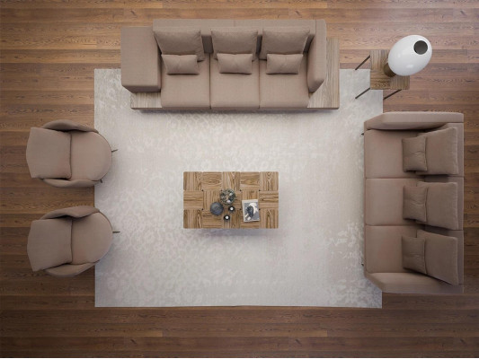Complete 6-piece brown furnishings 2x sofa three-seater couch upholstered furniture 2x armchair