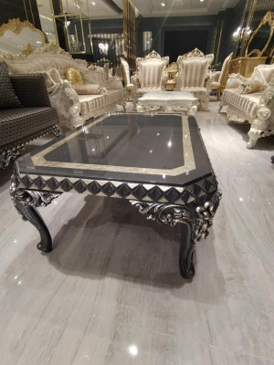 Design Mebel Living room Sofa set set 2x Sofa + 2x Armchair + Coffee table Set