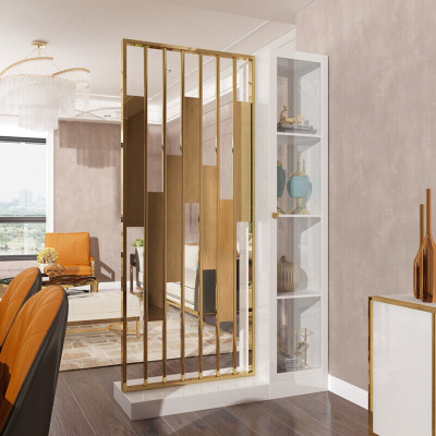 Metal Shelf Partition Designer Luxury Shelves Furniture Style Wardrobe Metal Wall new