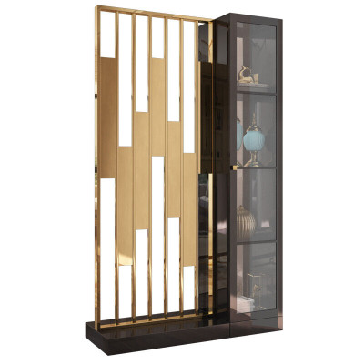 Metal Shelf Partition Designer Luxury Shelves Furniture Style Wardrobe Metal Wall new