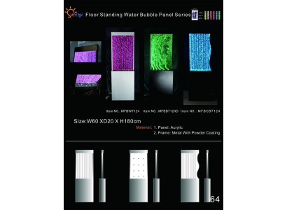 Designer partition wall luxury walls water columns waterwall partition walls 60x180cm xxl