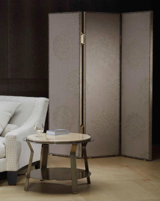 Screen Metal with Textile Partition Room Divider 3D Bellavista Collection