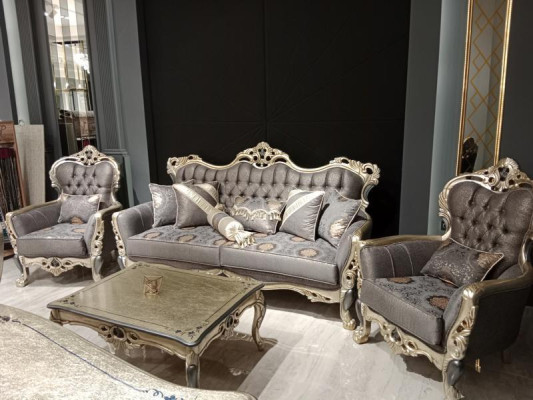 exclusive s Sofa set set 3+3+1 3-piece 2x Sofa Armchair Relax Luxurious set